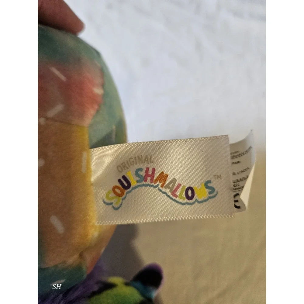Squishmallows Plush Lot of 4 Rainbow Unicorn Bear‎ Bird Zebra Mini Stuffed...